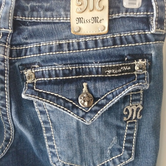 Miss Me Skinny Jeans Size 28 Length 32 - Picture 5 of 6